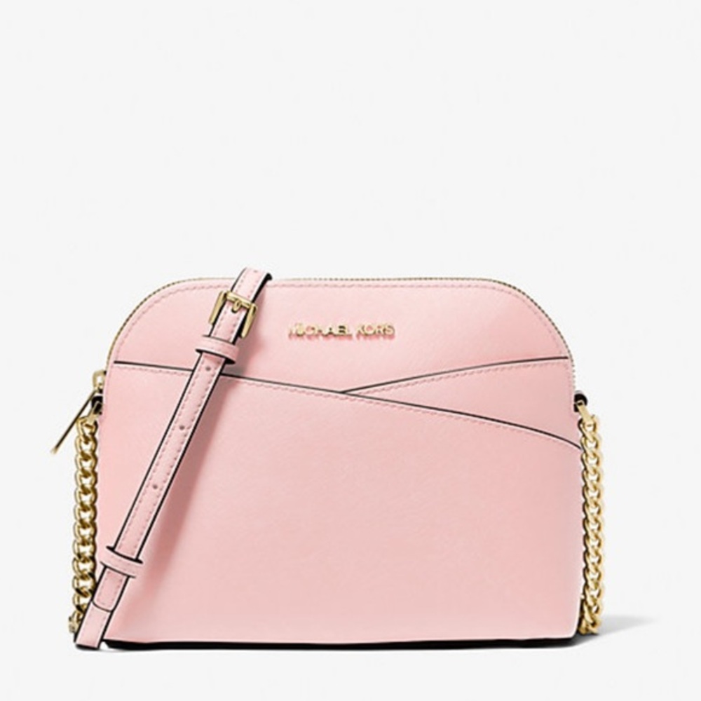 MICHAEL KORS 
Jet Set Travel Medium Dome Crossbody Bag XCROSS XBODY
Powder Blush
